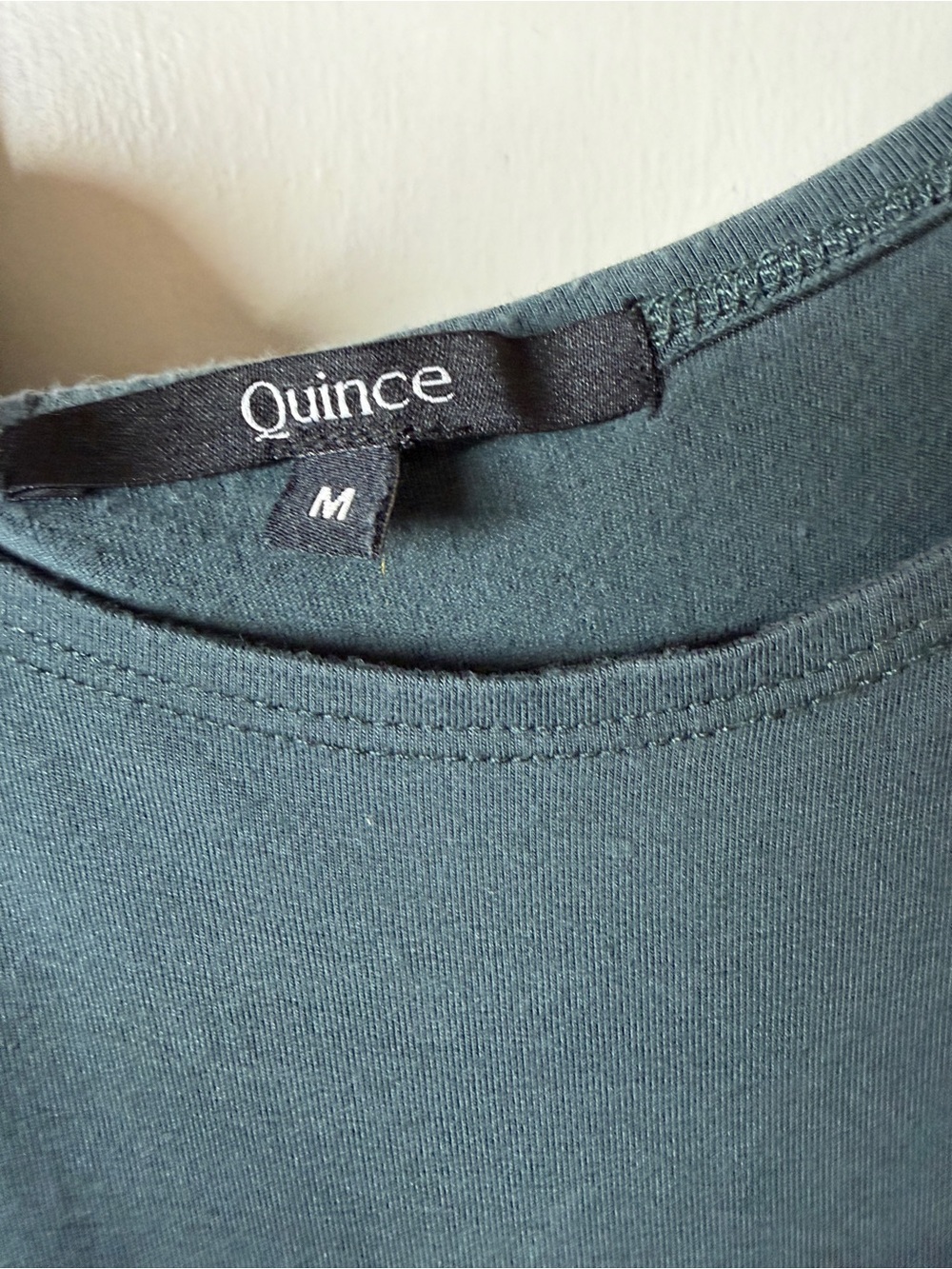 Quince Tencel Jersey Fit & Flare Dark Olive Green Sleeveless Cami Midi Dress M - Picture 13 of 14